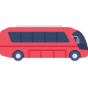 "Luxury bus icon representing premium bus rental services for group travel and long-distance journeys."