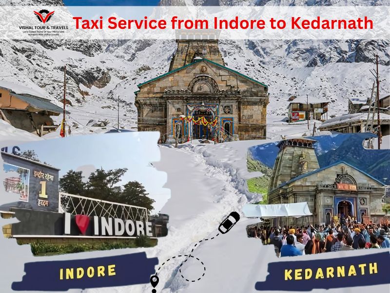 Taxi service from Indore to Kedarnath temple – Vishal Tour & Travels spiritual road trip image